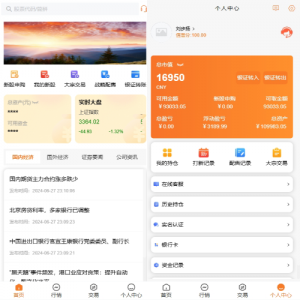 A股股票交易系统/新股申购/证券交易/前端VUE
